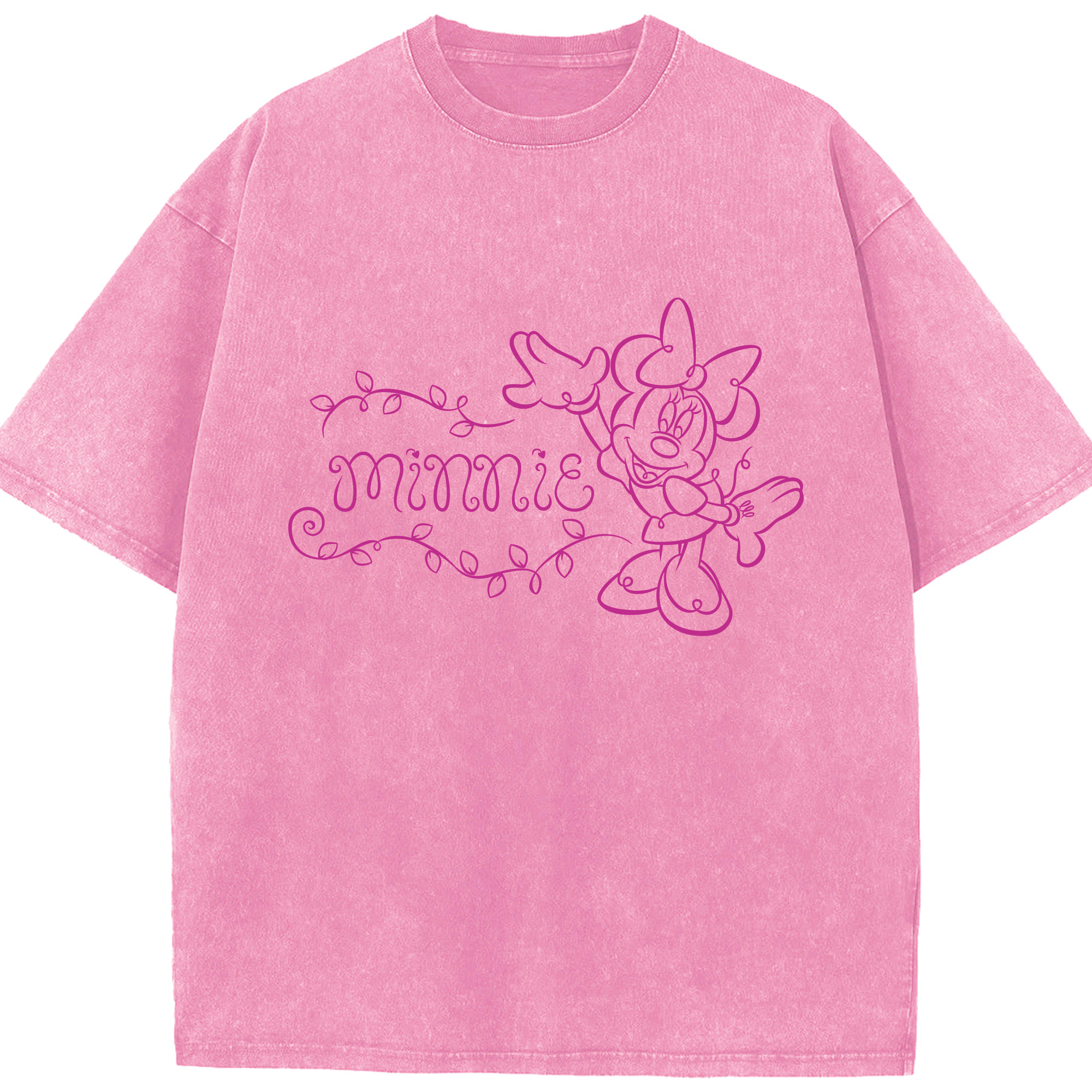 （画像用） ミッキーマウス Mickey Mouse 綿100% ヴィンテージ風 半袖Tシャツ（フロントプリント）